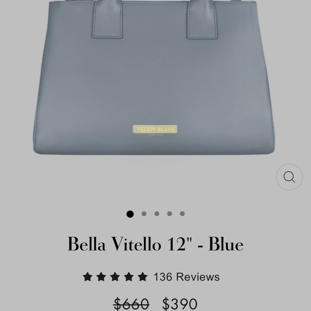 Teddy Blake baby blue bag